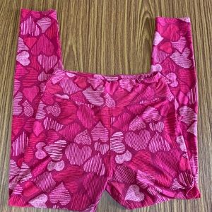 Heart Print Leggings